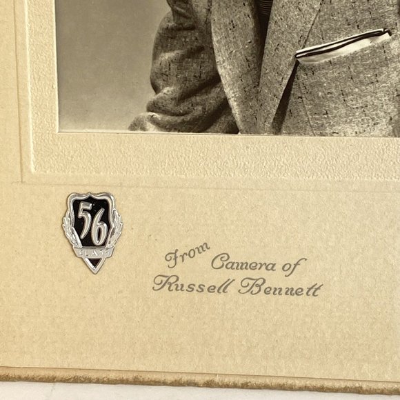 1956 Butler PA High School Mens Portrait in Original Fold Over Cardboard Sleeve - Picture 3 of 6